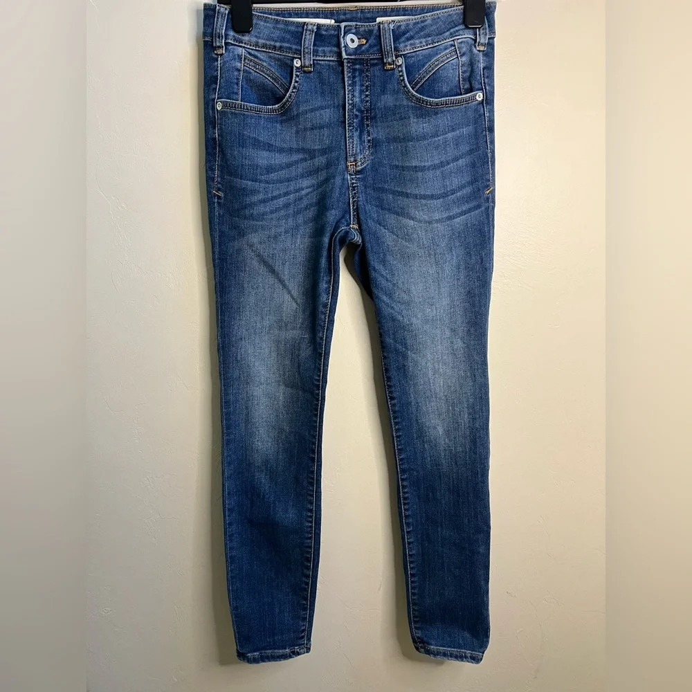 Pilcro and the Letterpress Anthropologie High Rise Denim Legging Skinny Jeans 27